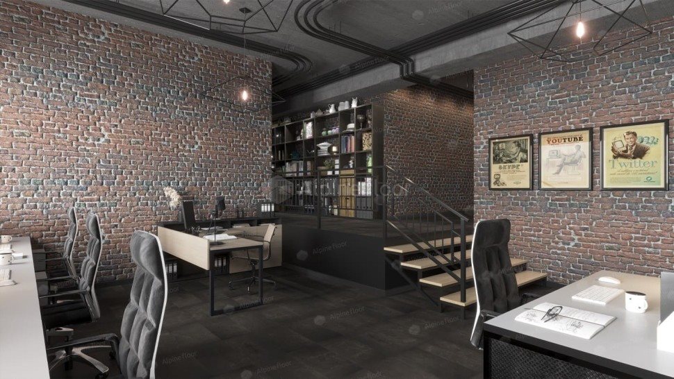 Виниловая плитка "Alpine Floor" Light Stone Ларнака (608*303*2,5 мм) — купить в Кемерово