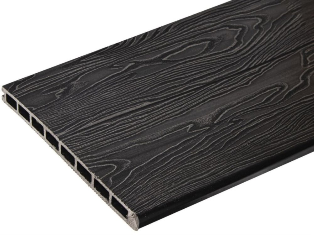 Ступень TalverWood 313*25*4000мм, антрацит, 3D — купить в Кемерово