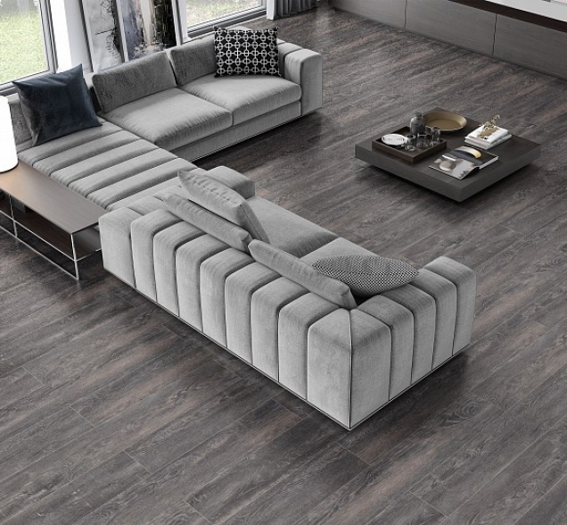 SPC ламинат "CronaFloor" Nano 4V Дуб Морёный (1200*180*3,5 мм) — купить в Кемерово