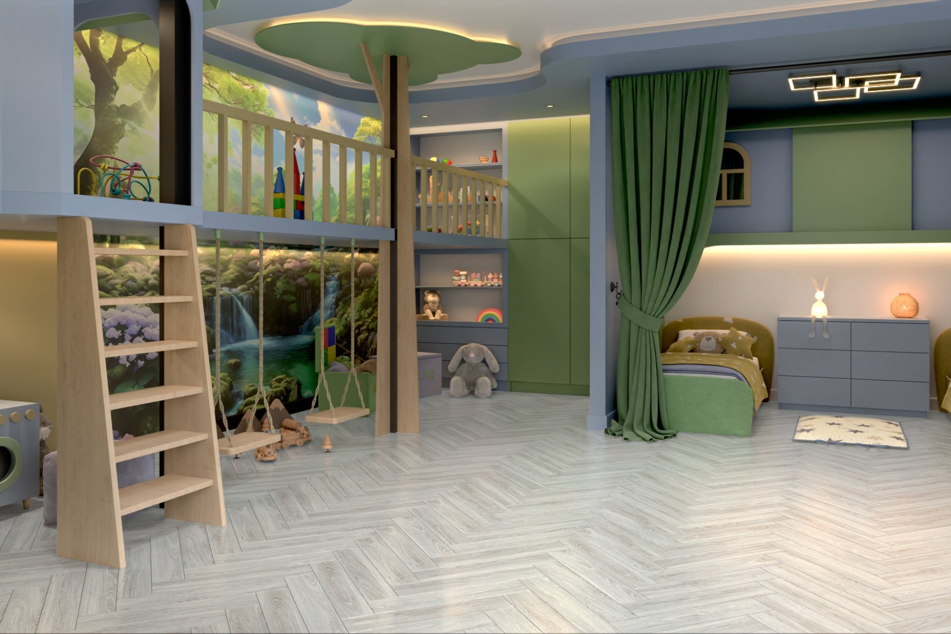 Инженерный паркет «Damy Floor» Ванильный (укладка елочкой) — купить в Кемерово