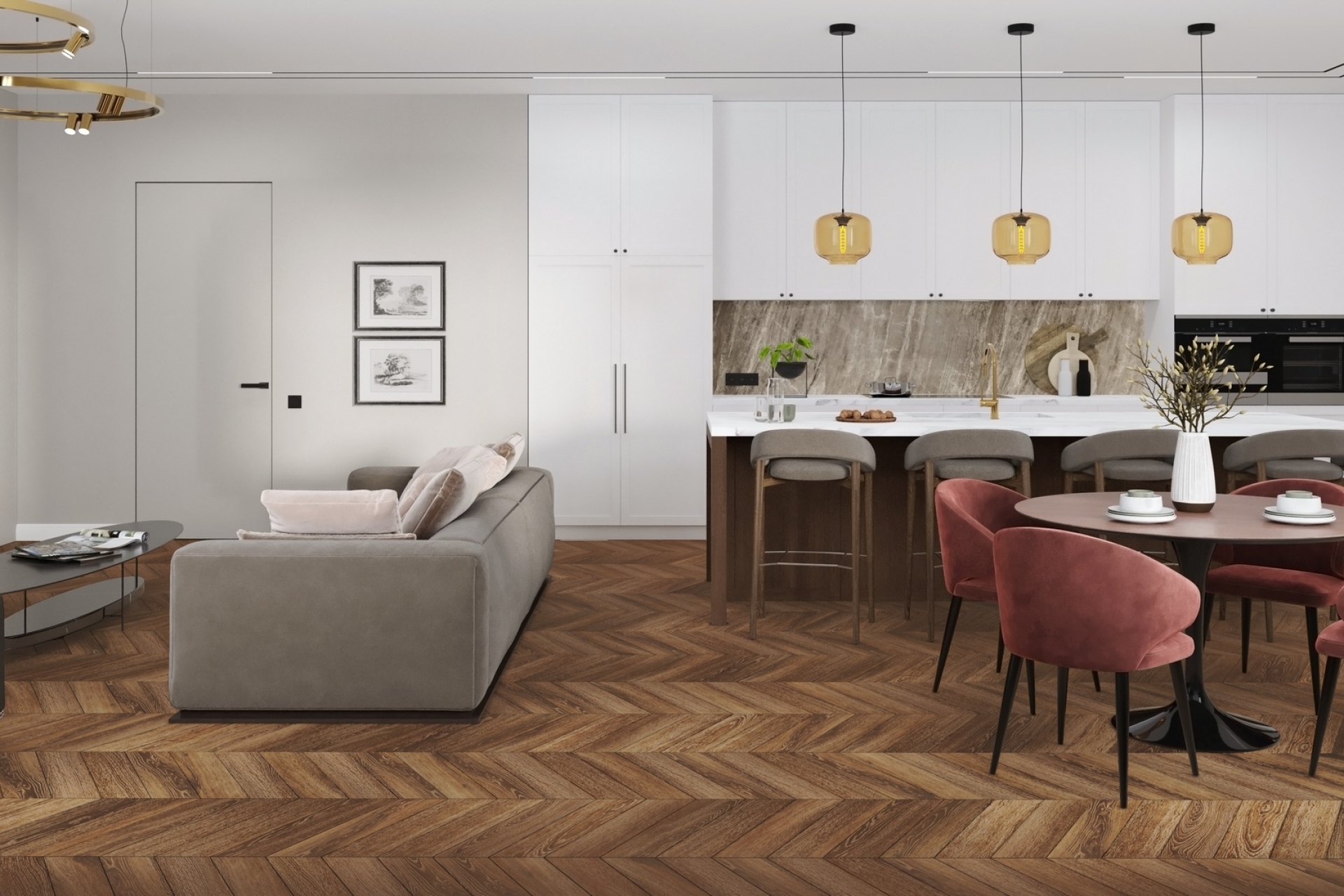 Усовершенствованная кварц-виниловая плитка «Damy Floor» Шайо (600*127*2,5 мм) — купить в Кемерово