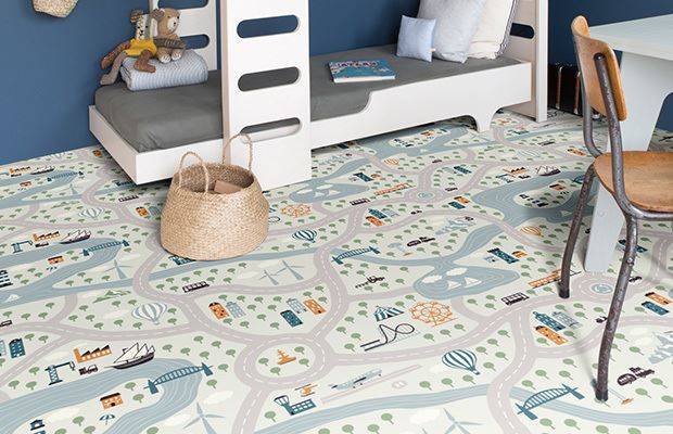 Линолеум бытовой "IVC" Neo Karta 82 (3м) — купить в Кемерово