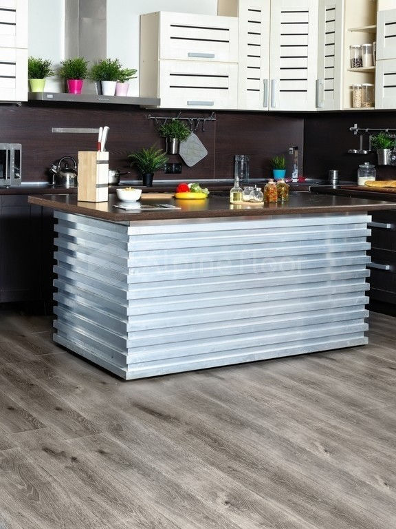 Кварцвиниловая плитка "Alpine Floor" Дуб Дымчатый  (1219*184*2мм) — купить в Кемерово