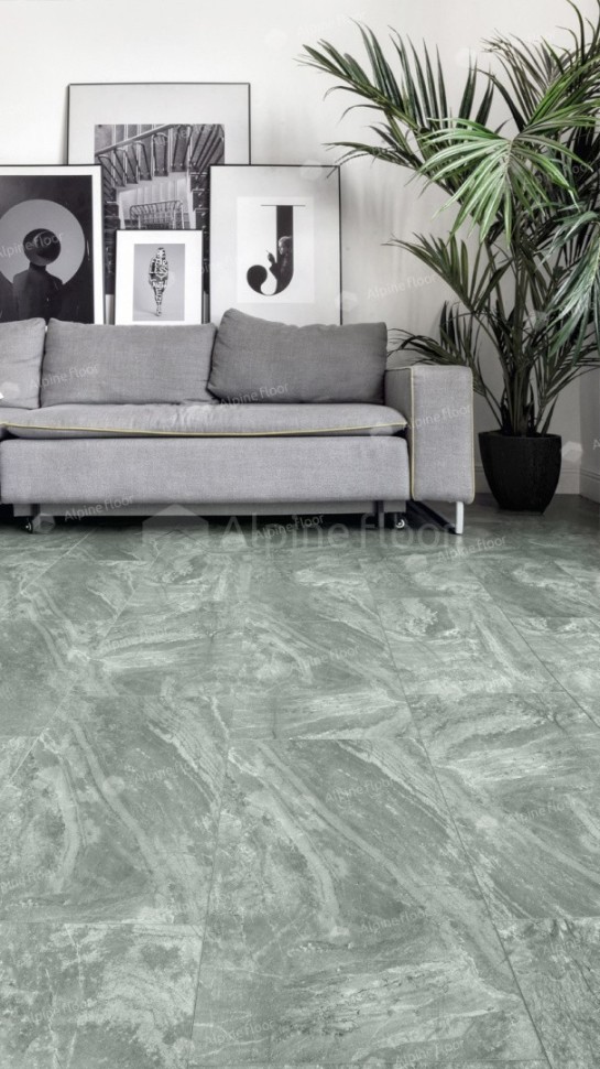 Виниловая плитка "Alpine Floor" Light Stone Хэмпшир (608*303*2,5 мм) — купить в Кемерово