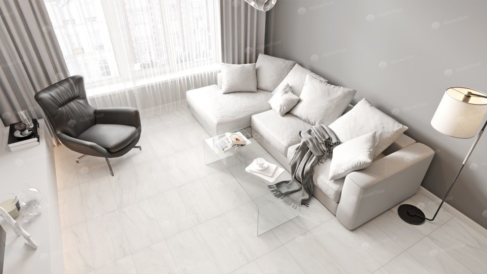 Виниловая плитка "Alpine Floor" Light Stone Брайс (608*303*2,5 мм) — купить в Кемерово