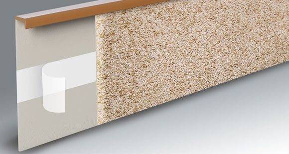 Плинтус для ковролина "Korner" Listwa зеленый (2500*13,8*50 мм) — купить в Кемерово