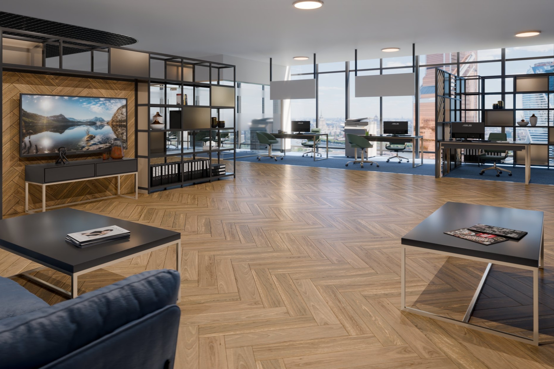 Инженерный паркет «Damy Floor» Натуральный (укладка елочкой) — купить в Кемерово