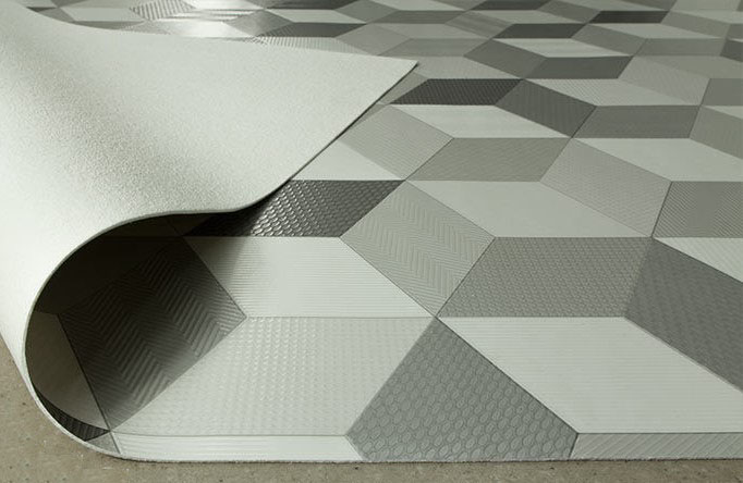 Линолеум бытовой "IVC" Bingo Cubes 83 (3м) — купить в Кемерово