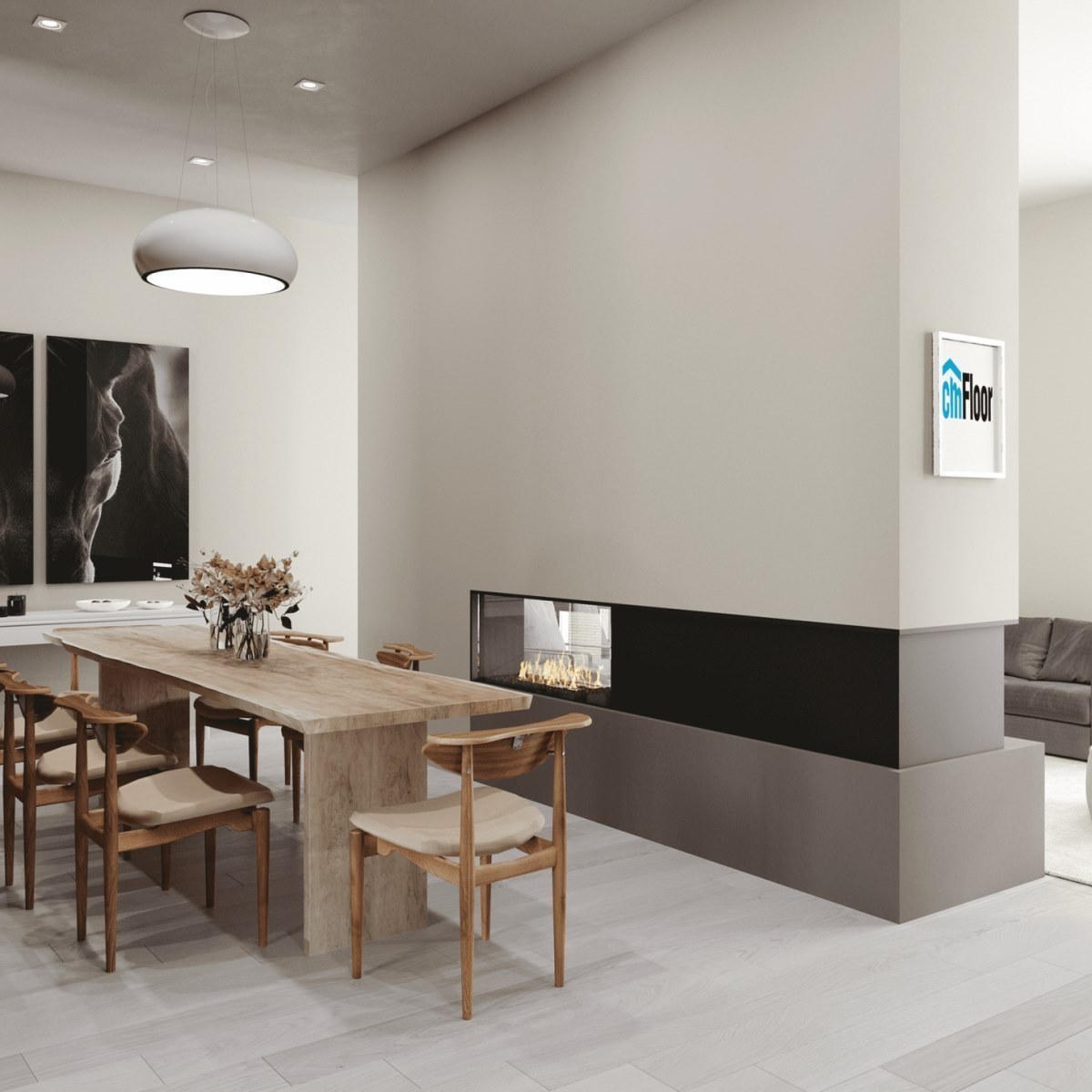 Виниловое напольное покрытие ScandiWood 02 Дуб Белый (180*1220*5 мм) — купить в Кемерово