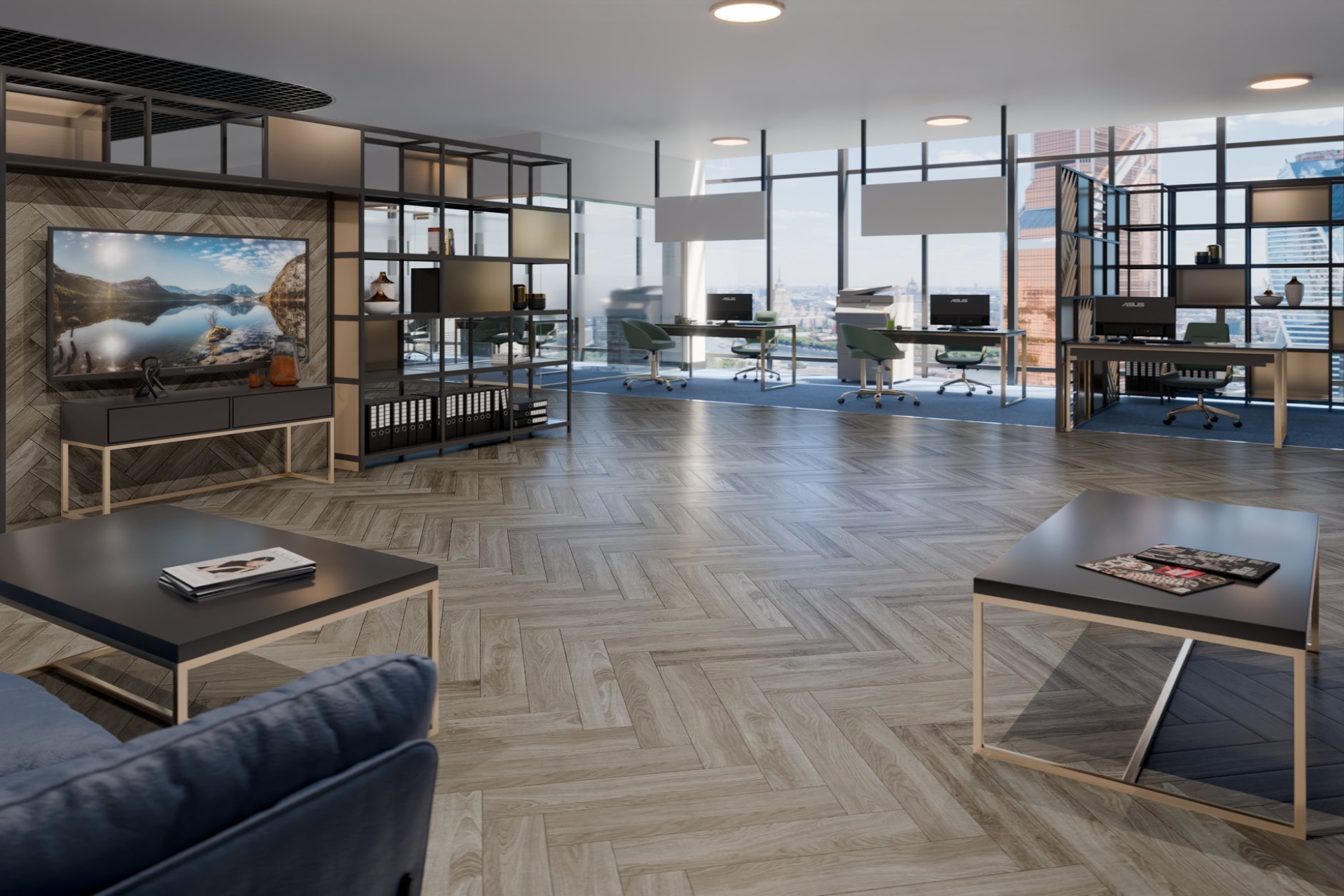 Инженерный паркет «Damy Floor» Скандинавский (укладка елочкой) — купить в Кемерово