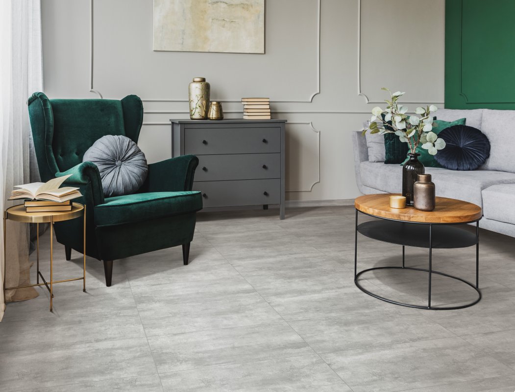 Кварцвинил  "Aberhof" Concrete 1302 (900*600*2 мм) — купить в Кемерово