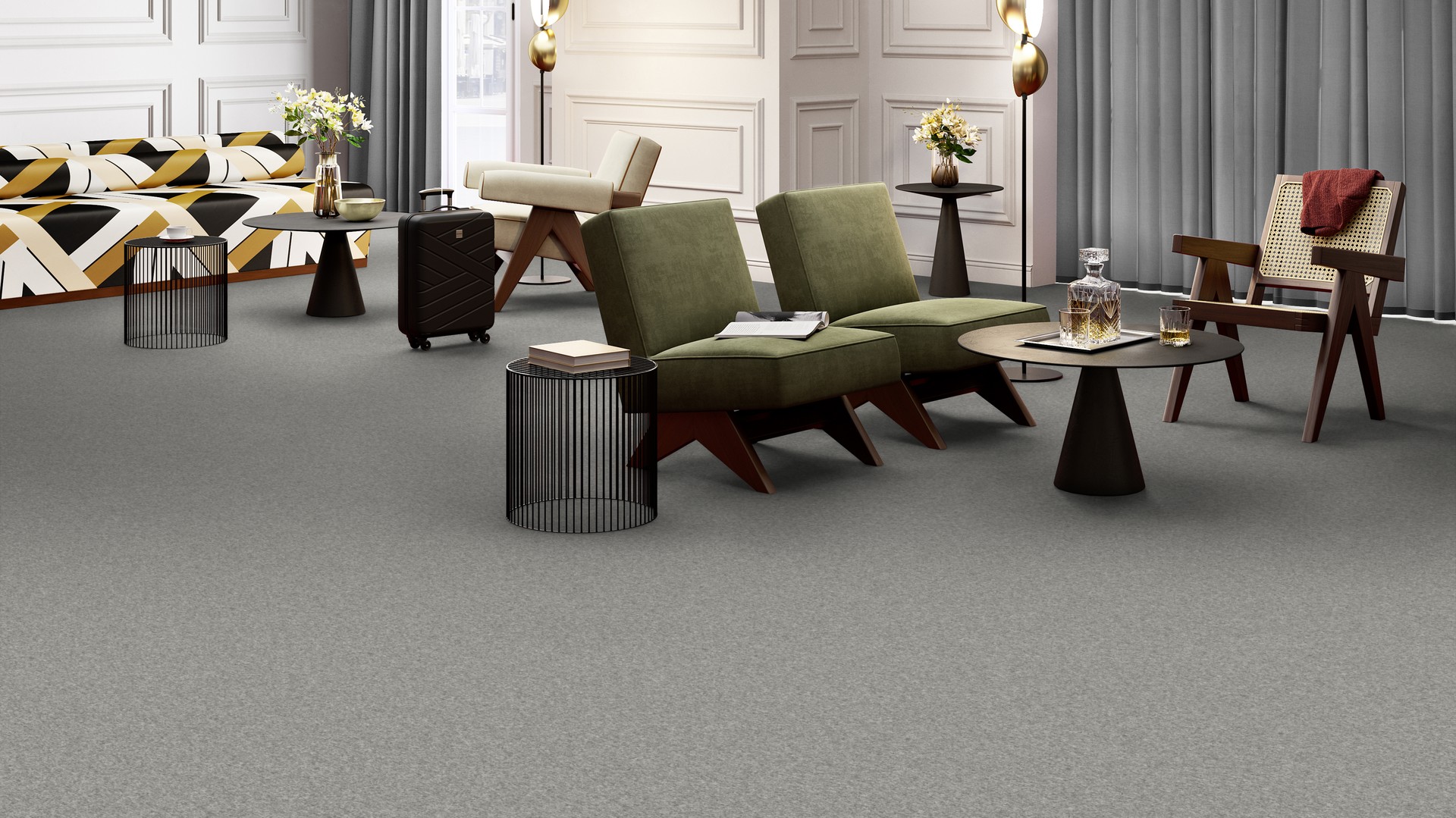 Ковровая плитка Medusa Tile 94 (500*500*5 мм) — купить в Кемерово