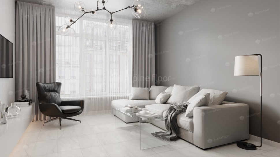 Виниловая плитка "Alpine Floor" Light Stone Брайс (608*303*2,5 мм) — купить в Кемерово