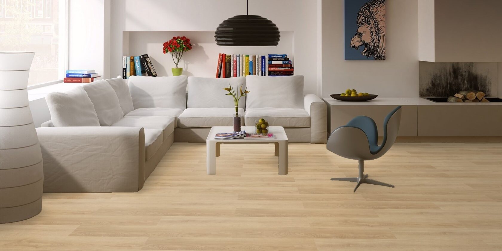 Клеевая плитка для коммерческих помещений "Bonkeel" Eruption (914,4*152,4*2,1мм) — купить в Кемерово