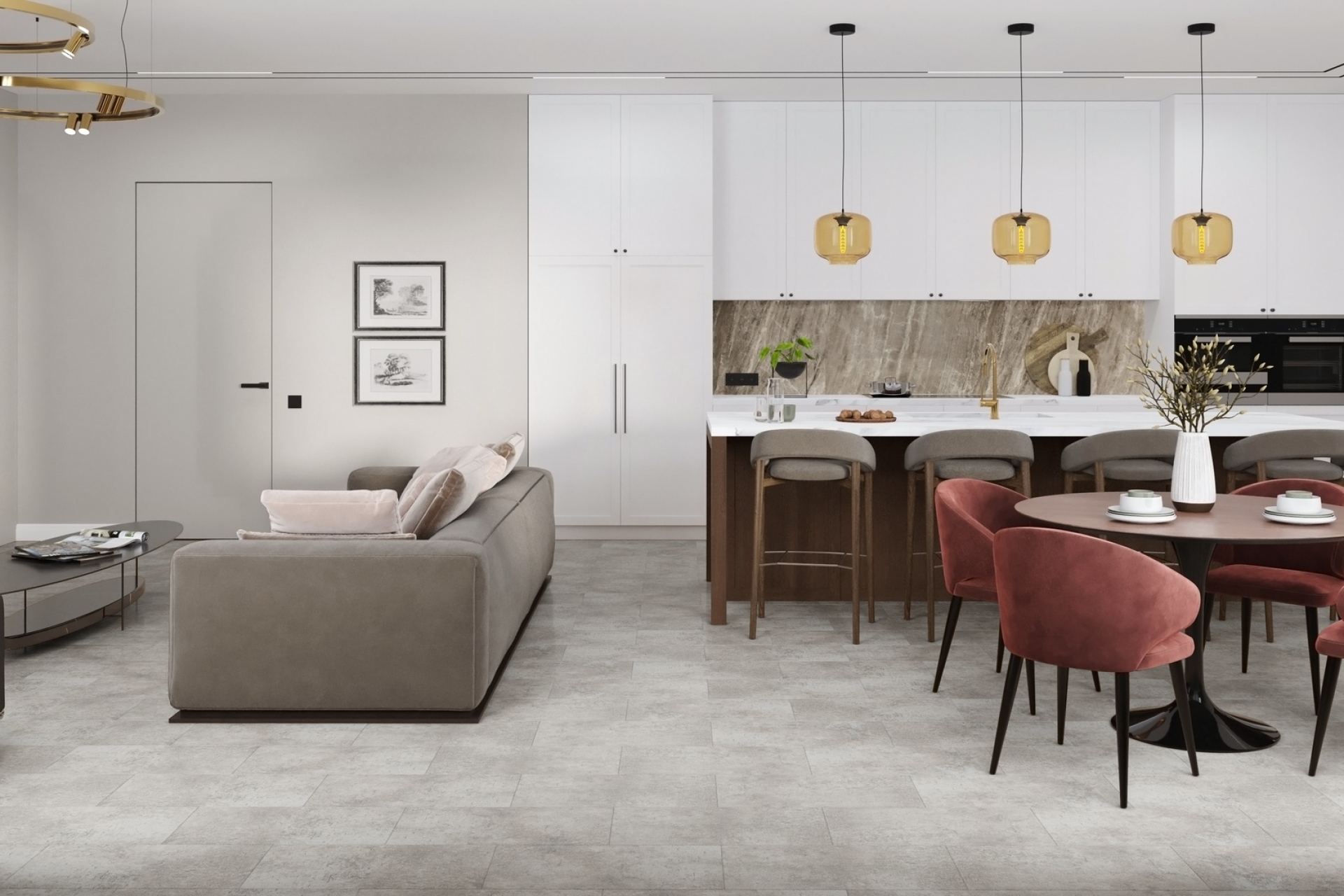 SPC плитка «Damy Floor» Фудзияма (610*305*5 мм) — купить в Кемерово