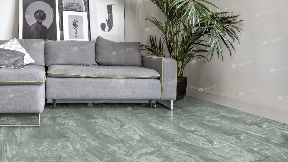 Виниловая плитка "Alpine Floor" Light Stone Хэмпшир (608*303*2,5 мм) — купить в Кемерово
