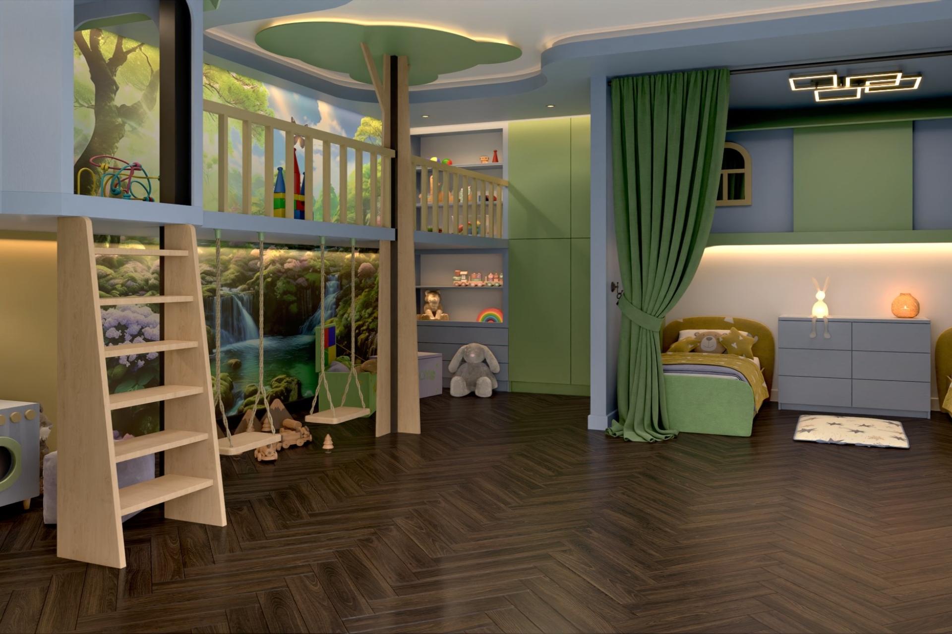 Инженерный паркет «Damy Floor» Каштановый (укладка елочкой) — купить в Кемерово